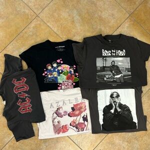 T-shirts from sizes xs-large